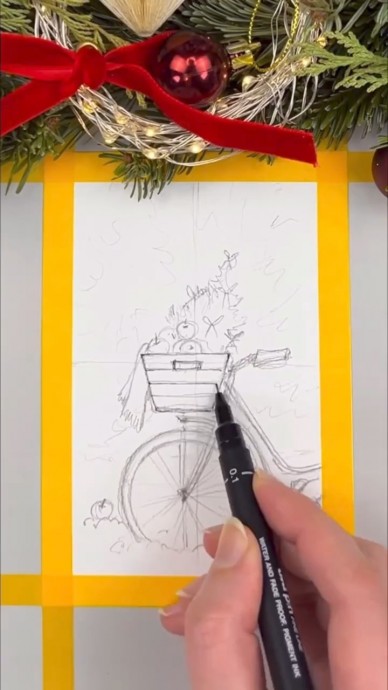 Рисуем зимнее настроение