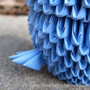 Совушка в технике модульного оригами