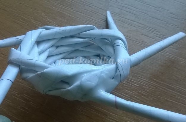 Грибочки в технике спирального плетения: часть 3