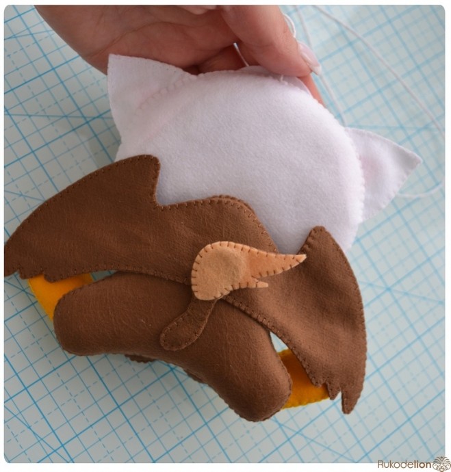 ​Грифон из фетра: мастер-класс