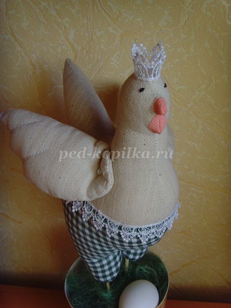 ​Курочка в стиле Тильда: часть 3