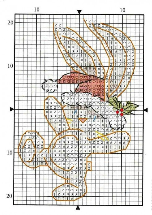 Вышиваем зайчика Вышиваем зайчика