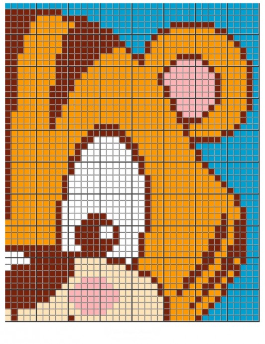 Вышивка "Забавный тигренок" Вышивка "Забавный тигренок"