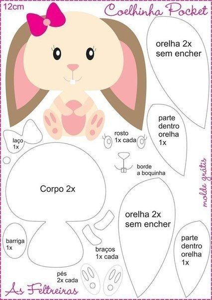 Зайки из фетра Зайки из фетра