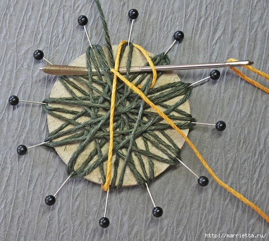 Цветы из шпагата: мастер-класс