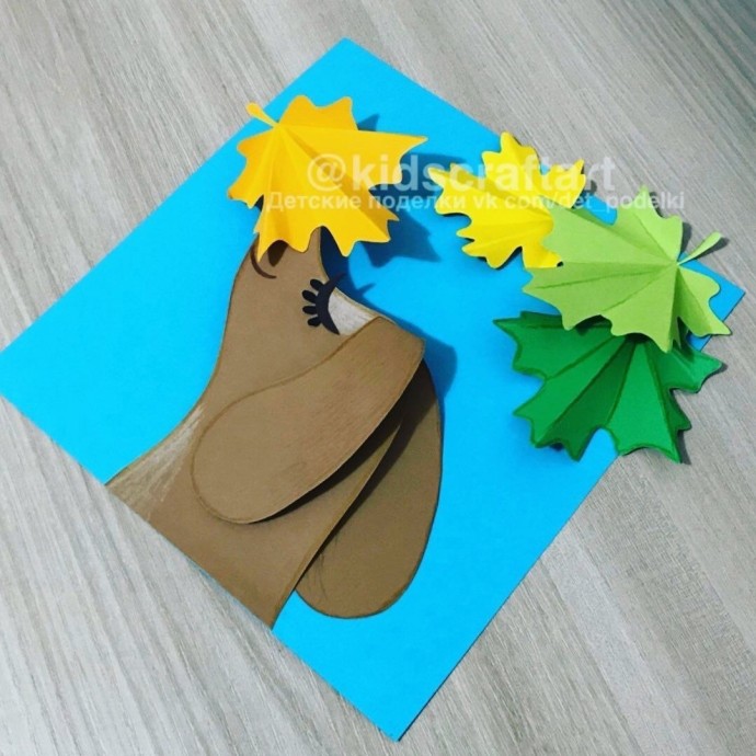 ​Листик на носу