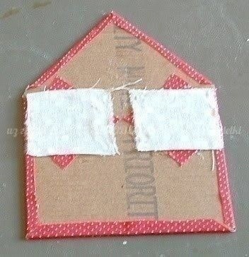 Домики из картона и ткани Домики из картона и ткани