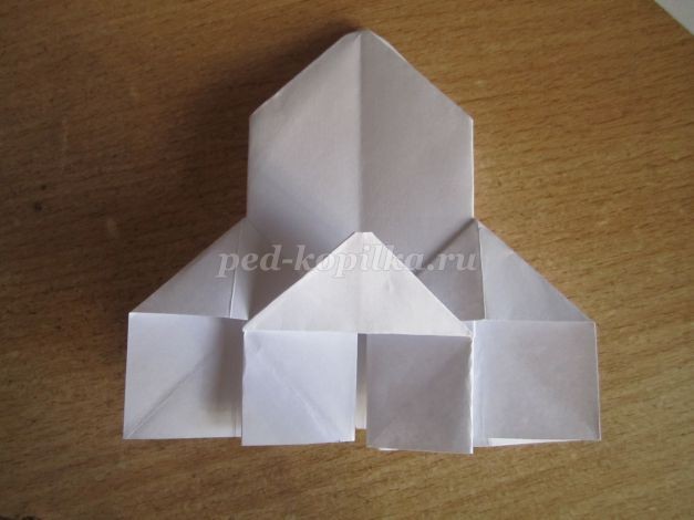 ​Ракета в технике оригами: часть 2