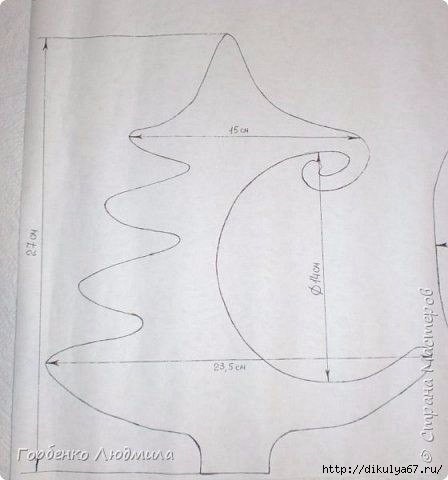 Елочка из фанеры или картона