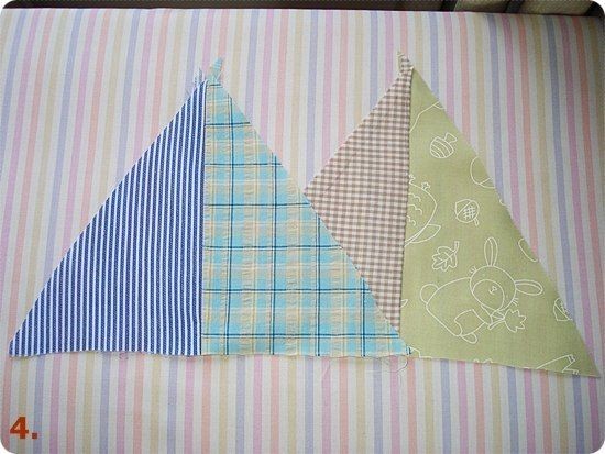 Кораблики из ткани Кораблики из ткани