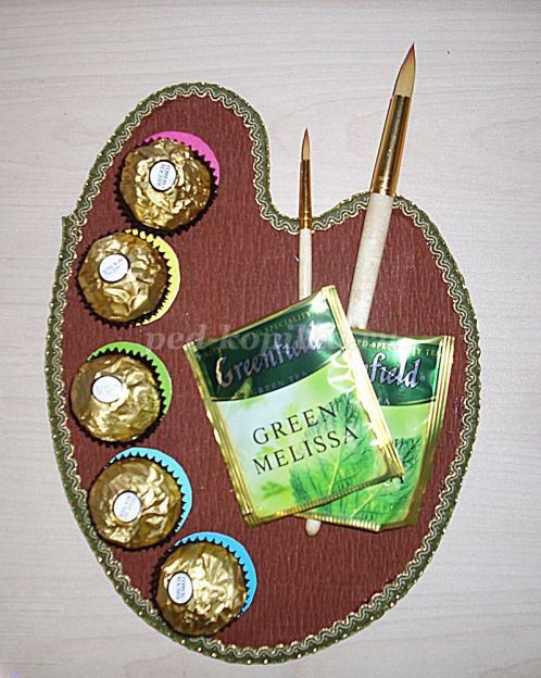 ​Оригинальный подарок детскими руками