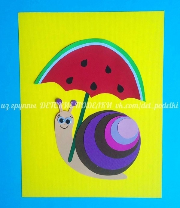 Улитка и арбузный зонтик Улитка и арбузный зонтик