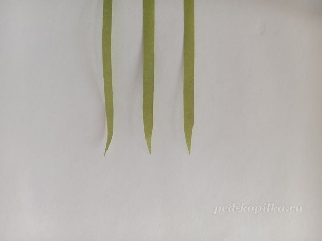 Объёмная аппликация "Подснежники" Объёмная аппликация "Подснежники"