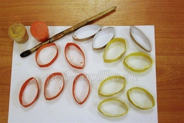 Объёмная аппликация "Ветка рябины"