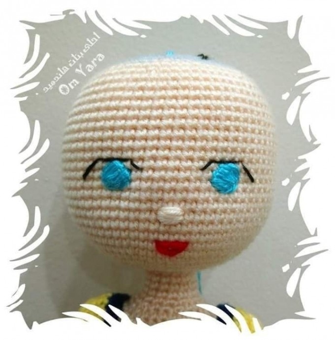 Вышиваем глазки куколке Вышиваем глазки куколке