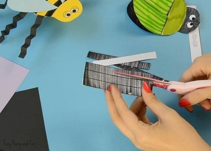 Бумажные игрушки-букашки Бумажные игрушки-букашки