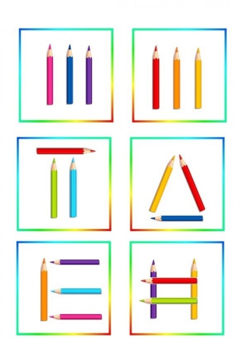 Дидактические игры с цветными карандашами