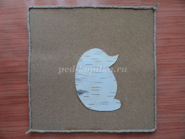 Аппликация с использованием природного материала: ёж в дороге Аппликация с использованием природного материала: ёж в дороге