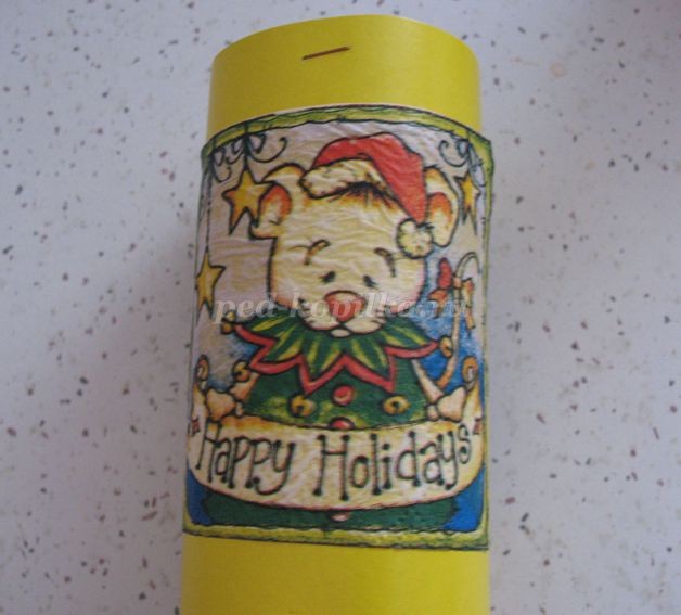 Фонарик на ёлку в технике декупаж: часть 1 Фонарик на ёлку в технике декупаж: часть 1