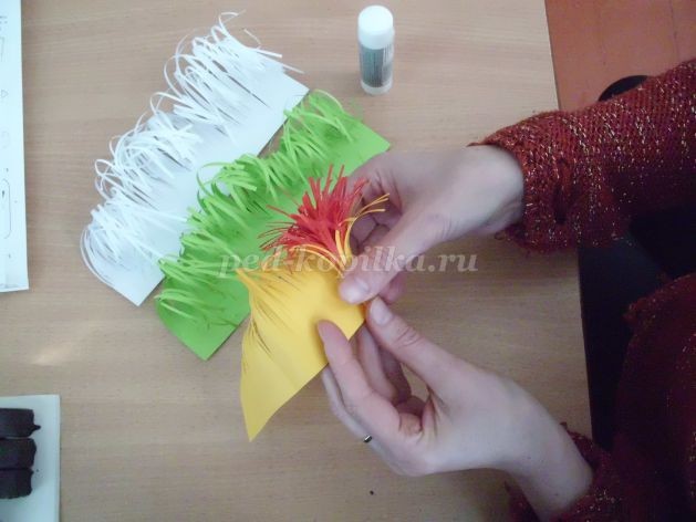 ​Хризантемы детскими руками: мастер-класс, часть 2