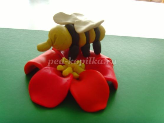 Лепим пчёлку из пластилина Лепим пчёлку из пластилина