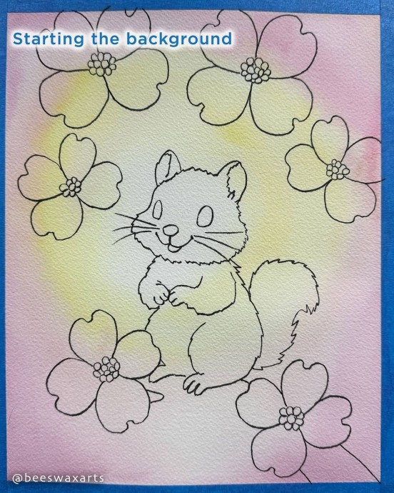 ​Рисуем бурундучка