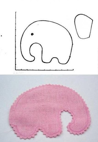 Шьем слонёнка