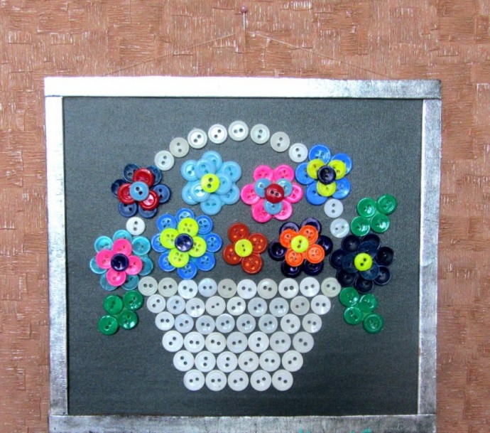 Детские поделки из пуговиц: идеи