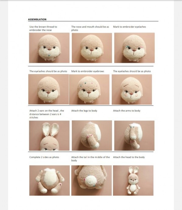 Вязаный зайчонок Вязаный зайчонок