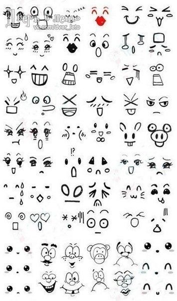 Рожицы для росписи куколок и игрушек Рожицы для росписи куколок и игрушек