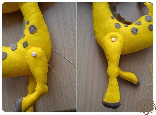 Жирафик из фетра