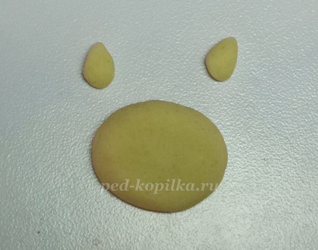 Котик из соленого теста