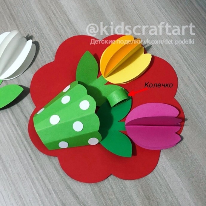 Корзинка с тюльпанами Корзинка с тюльпанами