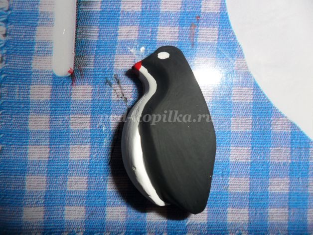 Пингвины и полярное сияние: нетрадиционное рисование, часть 2