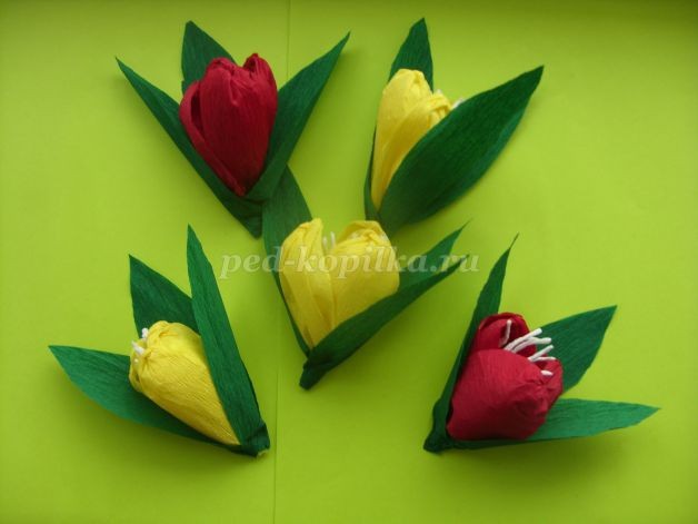 Корзина с крокусами: мастер-класс, часть 2