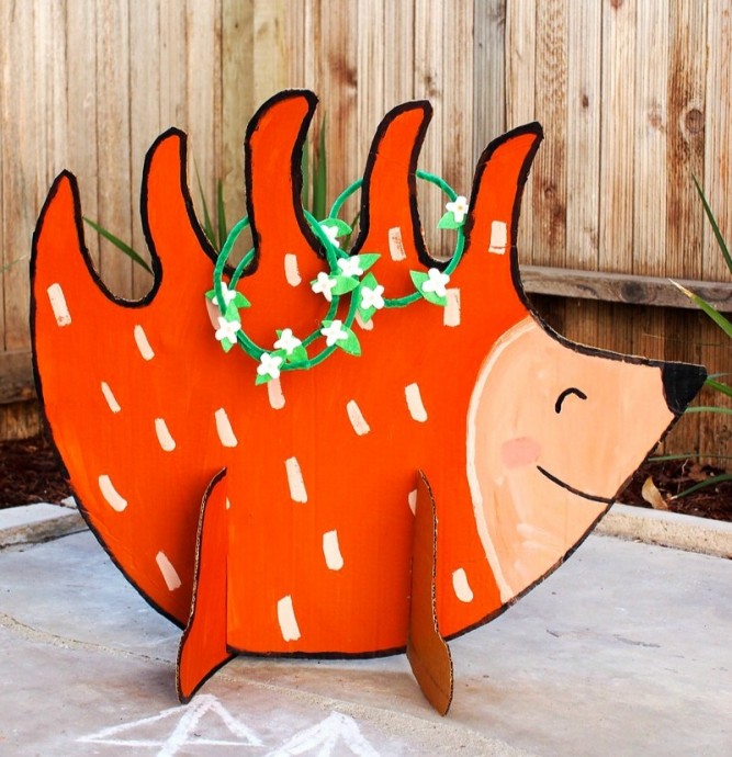 Игрa "Нaбрось колечки на игoлки ёжика": создаем ежика