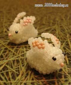 ​Кролик из бисера