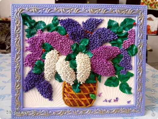 Лепим сирень