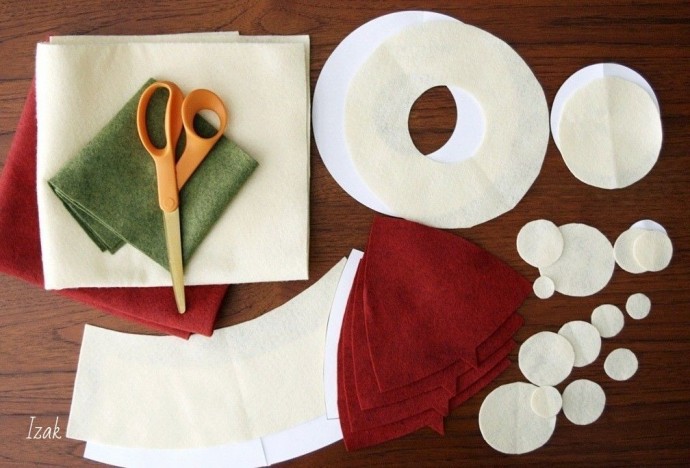 Мухомор из фетра Мухомор из фетра