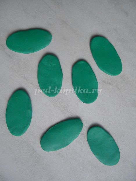 Пластилинография: весенние цветы, часть 1