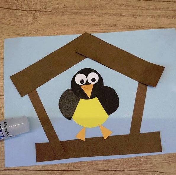 Птичка в домике