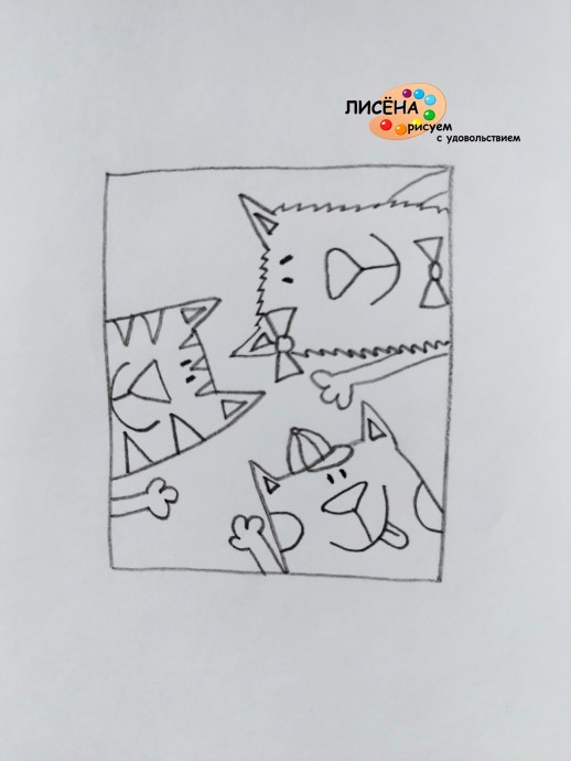 Рисуем кошачьи портреты