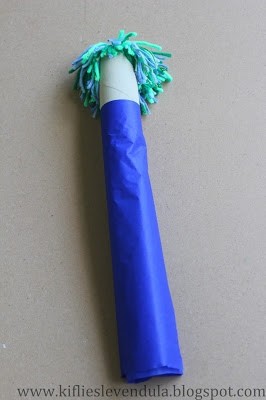 Русалочки из картонных втулок