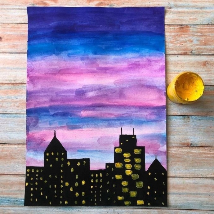 Вечерний город