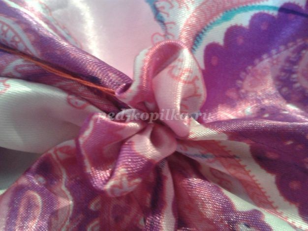 Детская брошь в японской технике "Комоно": мастер-класс, часть 1