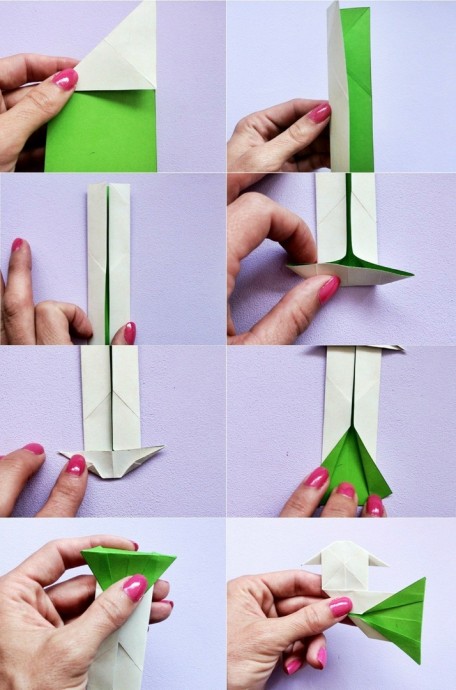 Русалка оригами