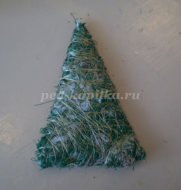 Новогодняя елка детскими руками: часть 2