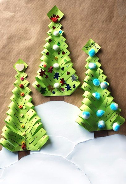 Ёлочка из бумаги Ёлочка из бумаги