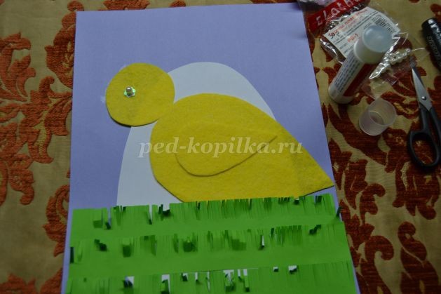 ​Цыплёнок на лужайке: часть 2