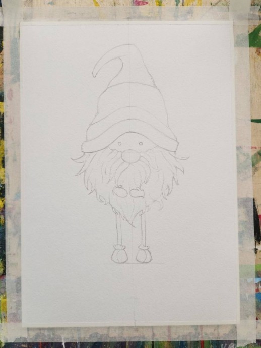 Гном на тонких ножках